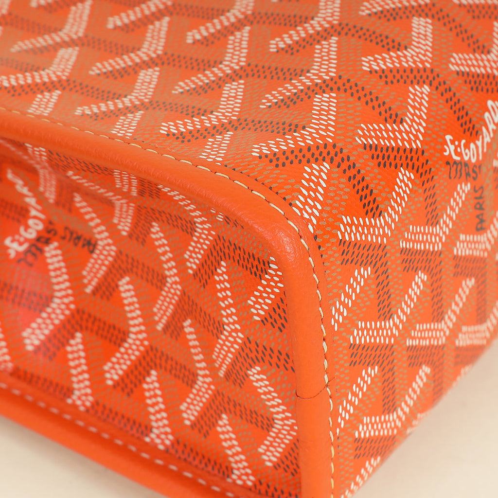 Goyard Orange Goyardine Jouvence GM Pouch