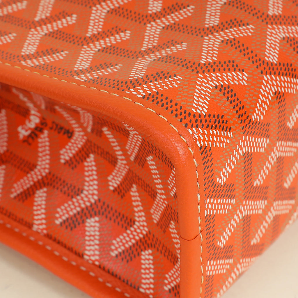 Goyard Orange Goyardine Jouvence GM Pouch