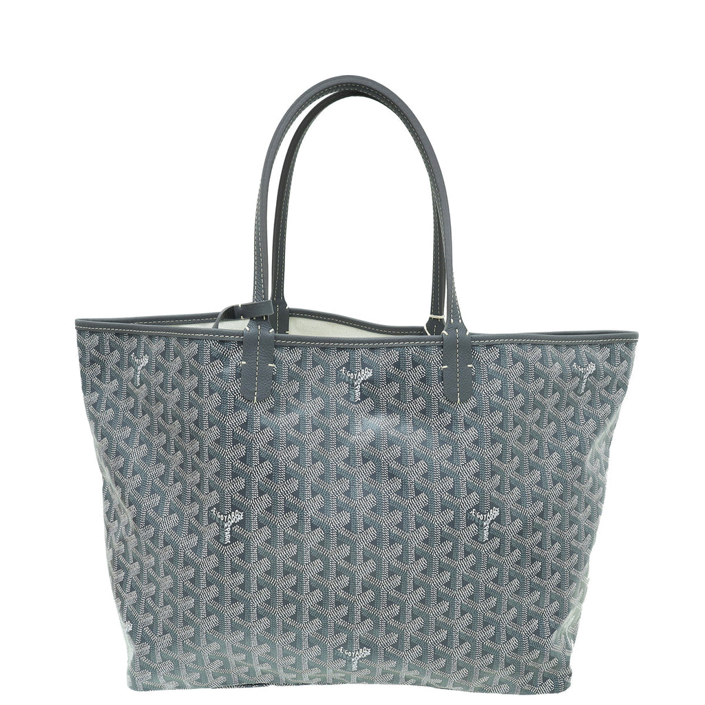 Goyard Grey Goyardine Saint Louis PM Bag