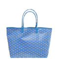 Goyard Blue Goyardine Saint Louis PM Bag