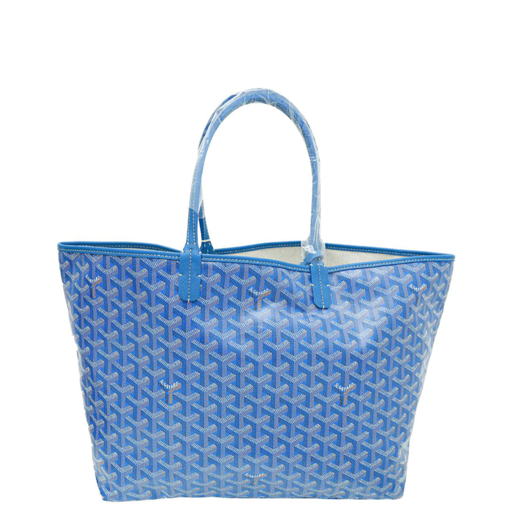 Goyard Blue Goyardine Saint Louis PM Bag