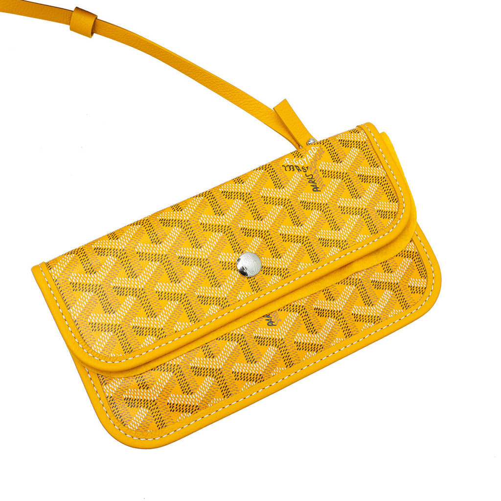 Goyard Yellow Goyardine Saint Louis PM Bag