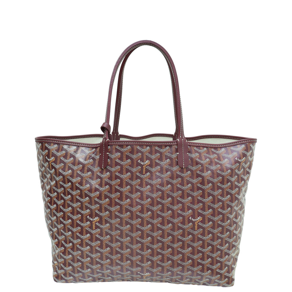 Goyard Burgundy Goyardine Saint Louis PM Bag