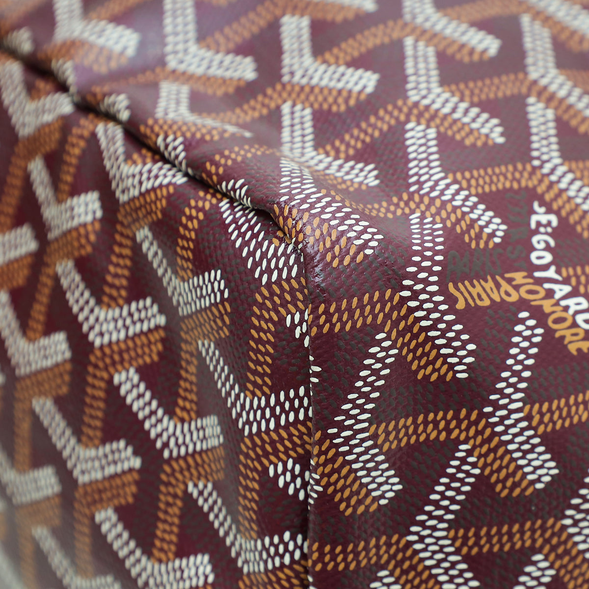 Goyard Burgundy Goyardine Saint Louis PM Bag