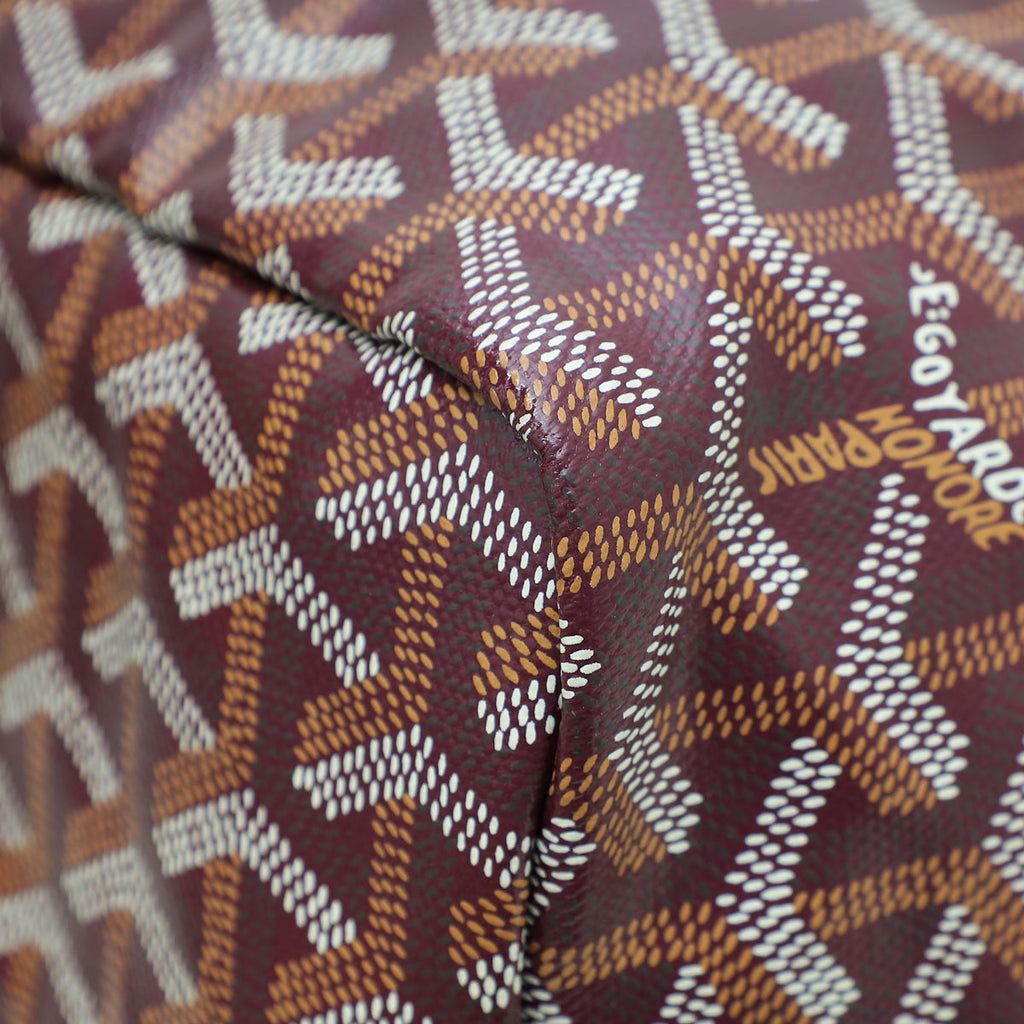 Goyard Burgundy Goyardine Saint Louis PM Bag