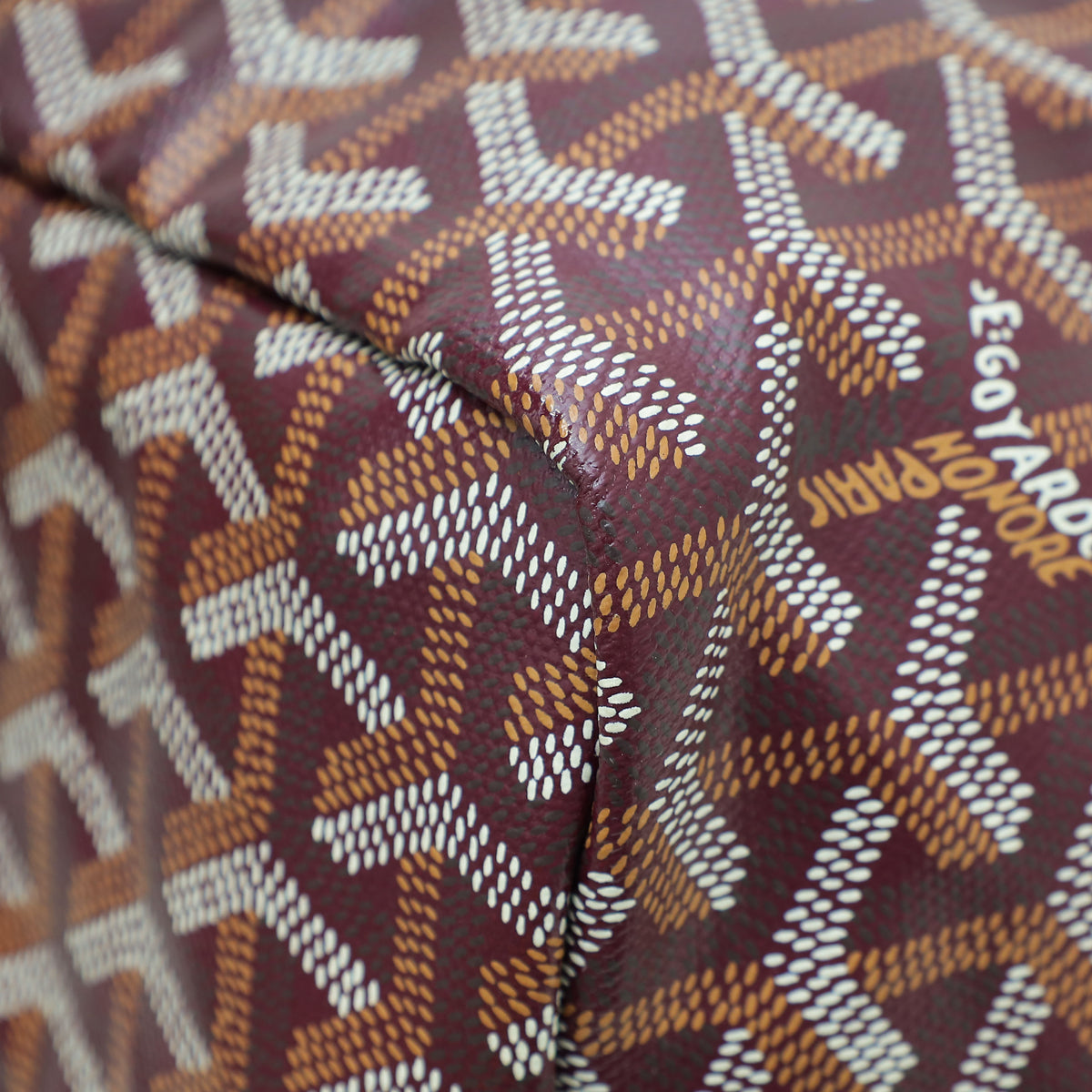 Goyard Burgundy Goyardine Saint Louis PM Bag