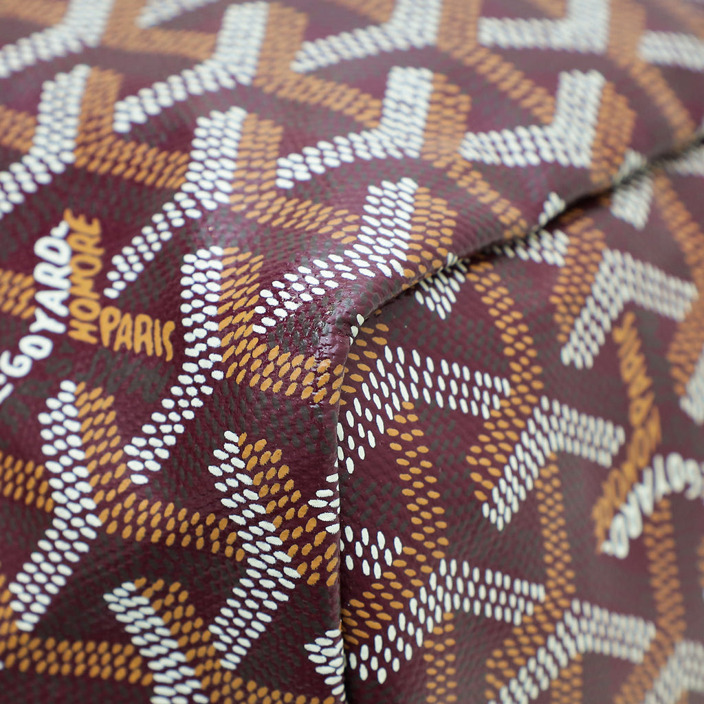 Goyard Burgundy Goyardine Saint Louis PM Bag