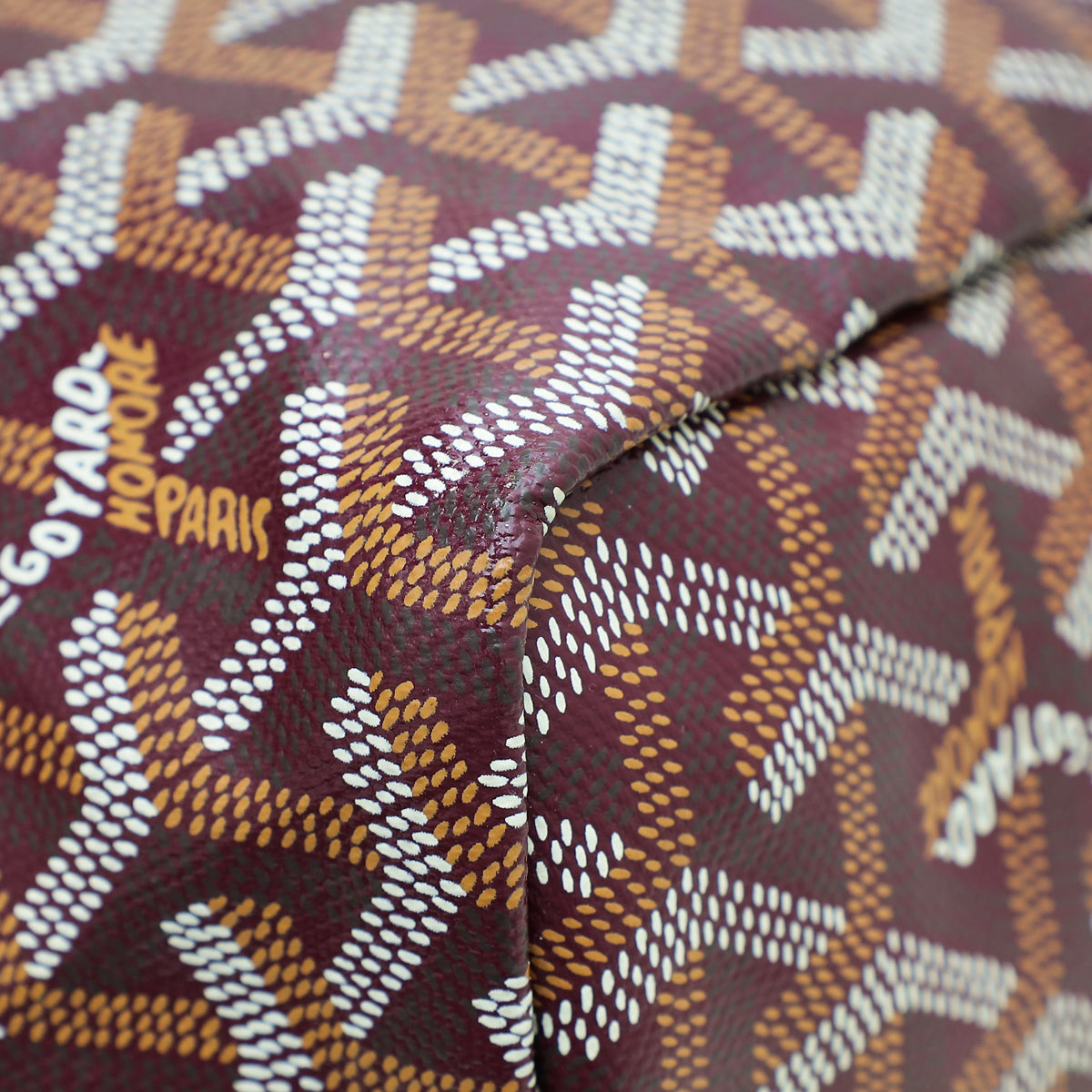Goyard Burgundy Goyardine Saint Louis PM Bag