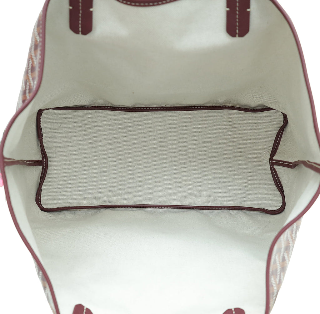 Goyard Burgundy Goyardine Saint Louis PM Bag