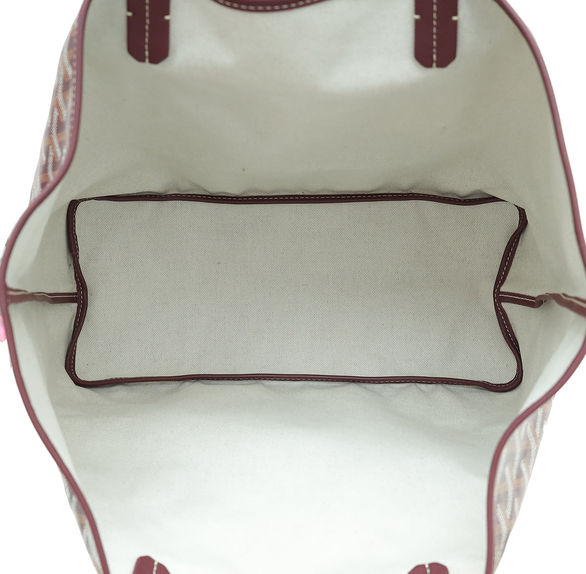 Goyard Burgundy Goyardine Saint Louis PM Bag