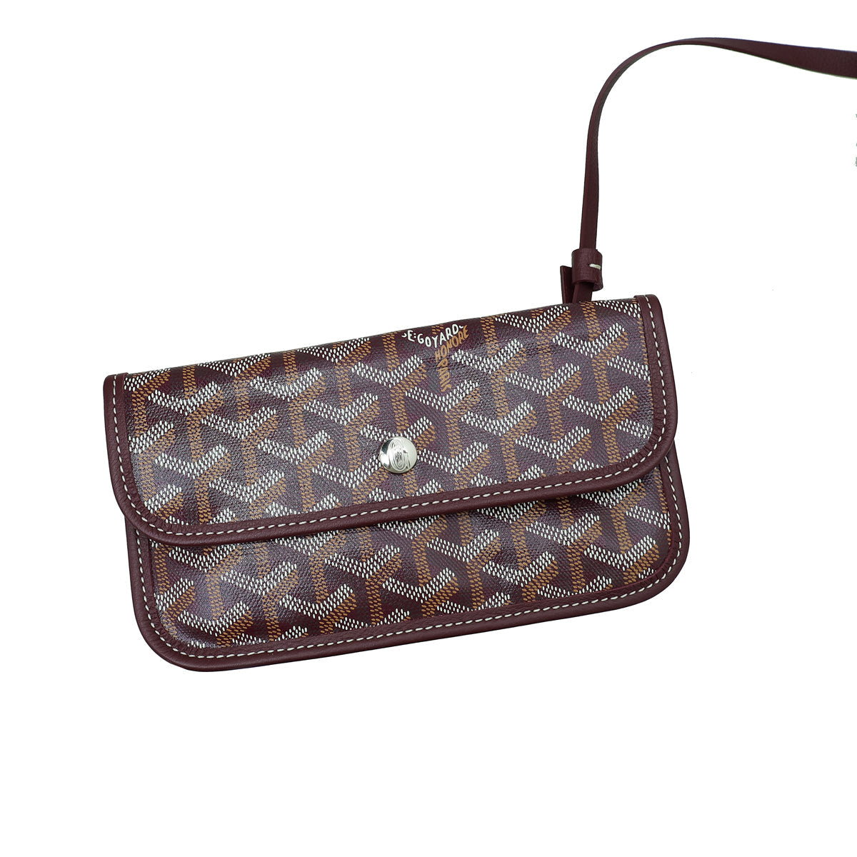 Goyard Burgundy Goyardine Saint Louis PM Bag