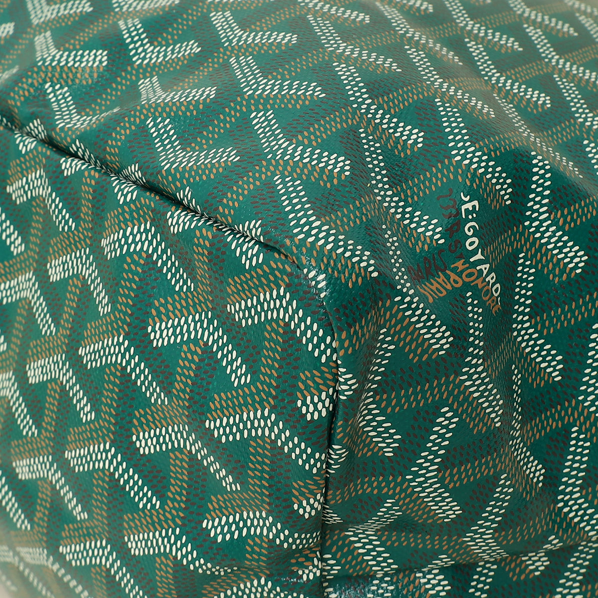 Goyard Green Goyardine Saint Louis PM Bag