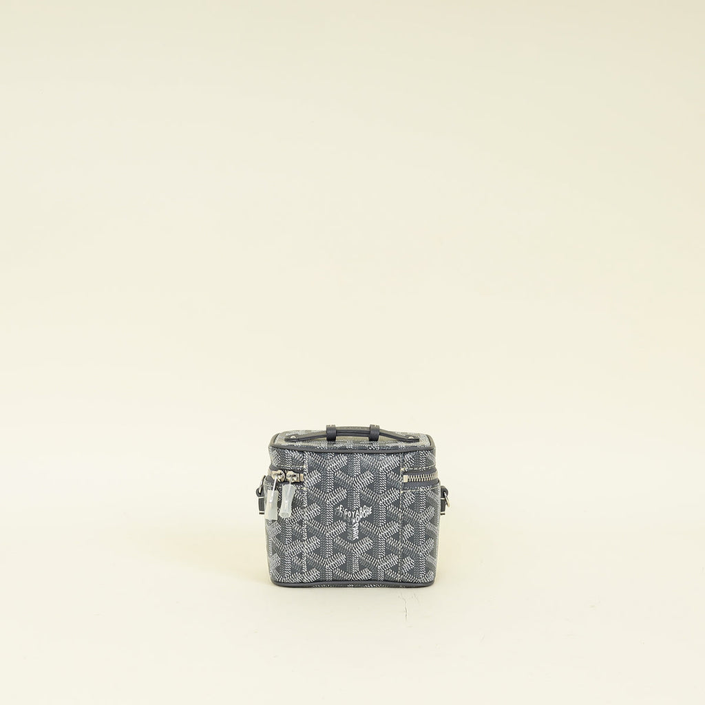 Goyard Grey Goyardine Muse Nano Vanity Bag