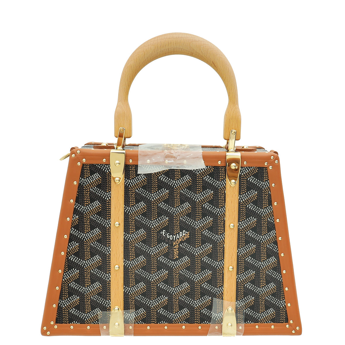 Goyard Bicolor Saïgon Mini Trunk Bag