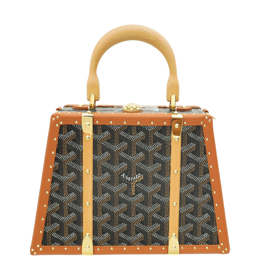 Goyard Bicolor Saïgon Mini Trunk Bag