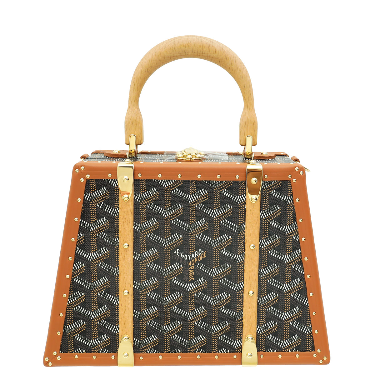 Goyard Bicolor Saïgon Mini Trunk Bag