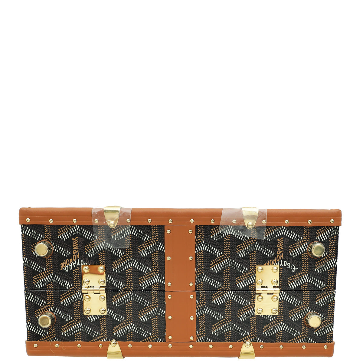 Goyard Bicolor Saïgon Mini Trunk Bag