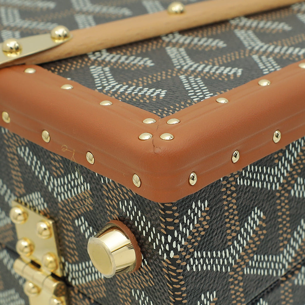 Goyard Bicolor Saïgon Mini Trunk Bag