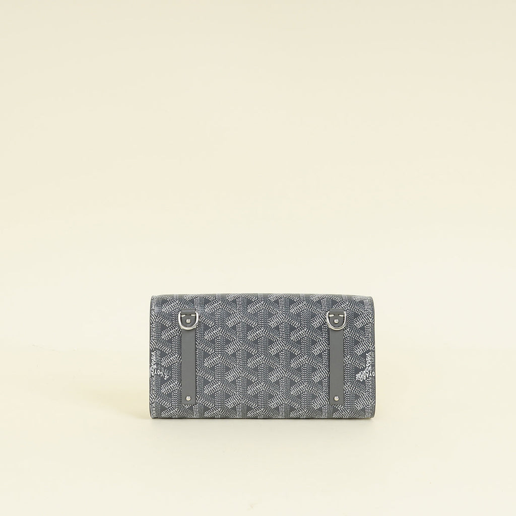 Goyard Gray Monte-Carlo Mini Case w/ Strap