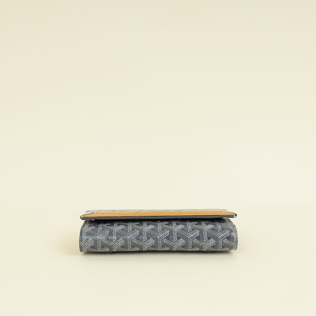 Goyard Gray Monte-Carlo Mini Case w/ Strap