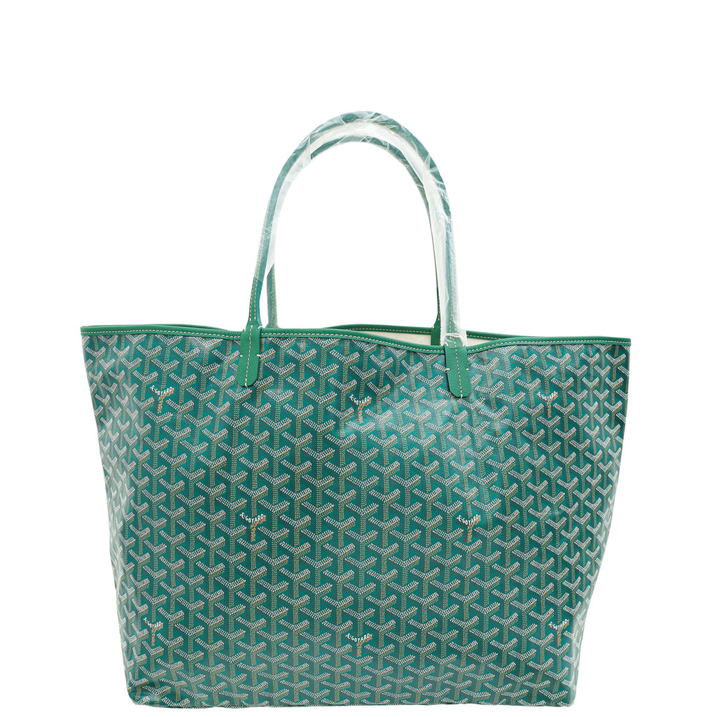 Goyard Green Goyardine Saint Louis GM Bag