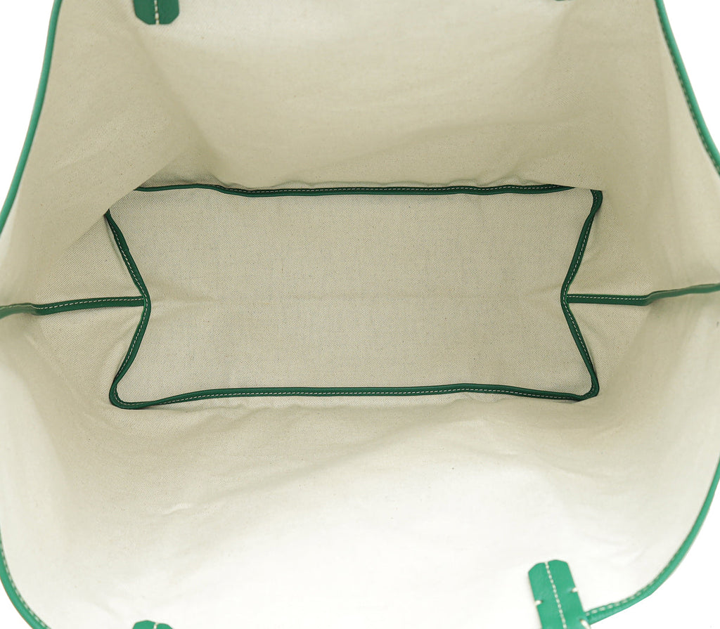 Goyard Green Goyardine Saint Louis GM Bag