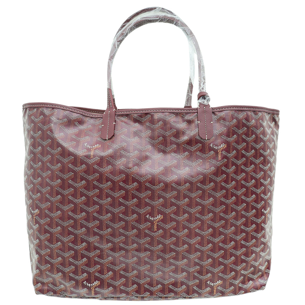 Goyard Burgundy Goyardine Saint Louis PM Bag