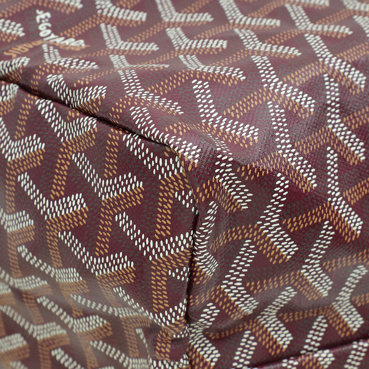 Goyard Burgundy Goyardine Saint Louis PM Bag