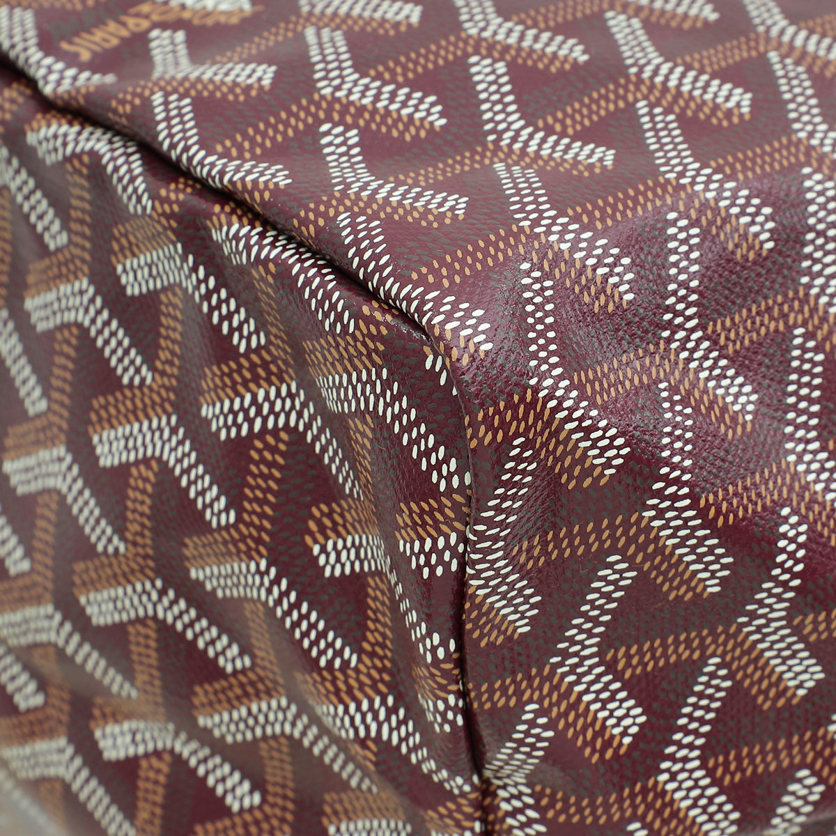 Goyard Burgundy Goyardine Saint Louis PM Bag