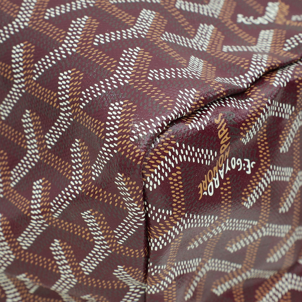 Goyard Burgundy Goyardine Saint Louis PM Bag