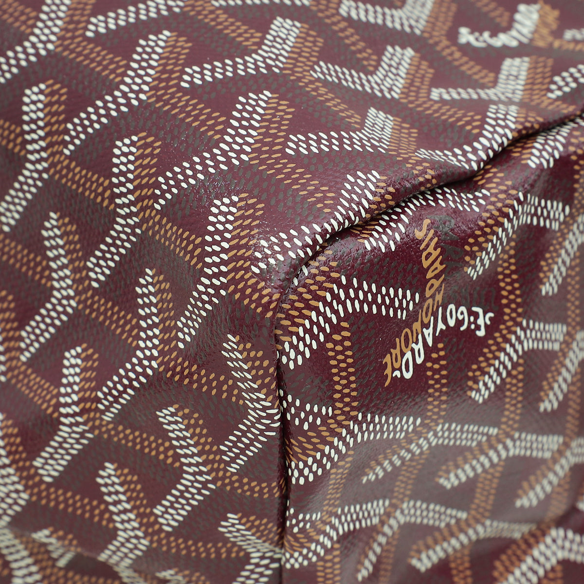 Goyard Burgundy Goyardine Saint Louis PM Bag