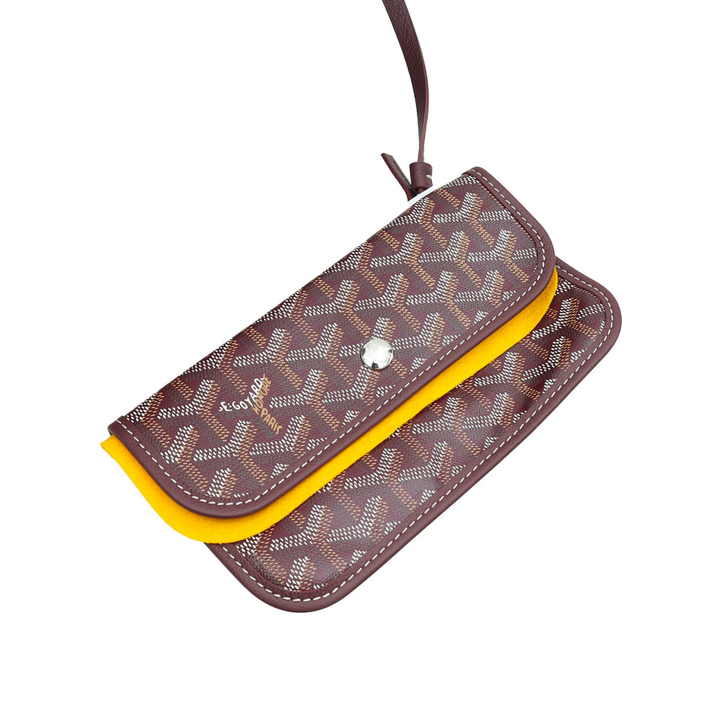 Goyard Burgundy Goyardine Saint Louis PM Bag