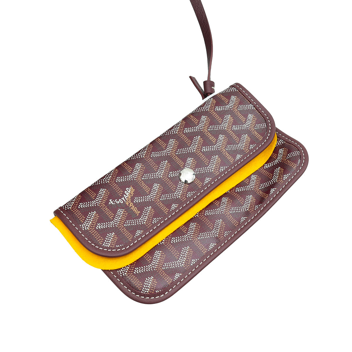 Goyard Burgundy Goyardine Saint Louis PM Bag