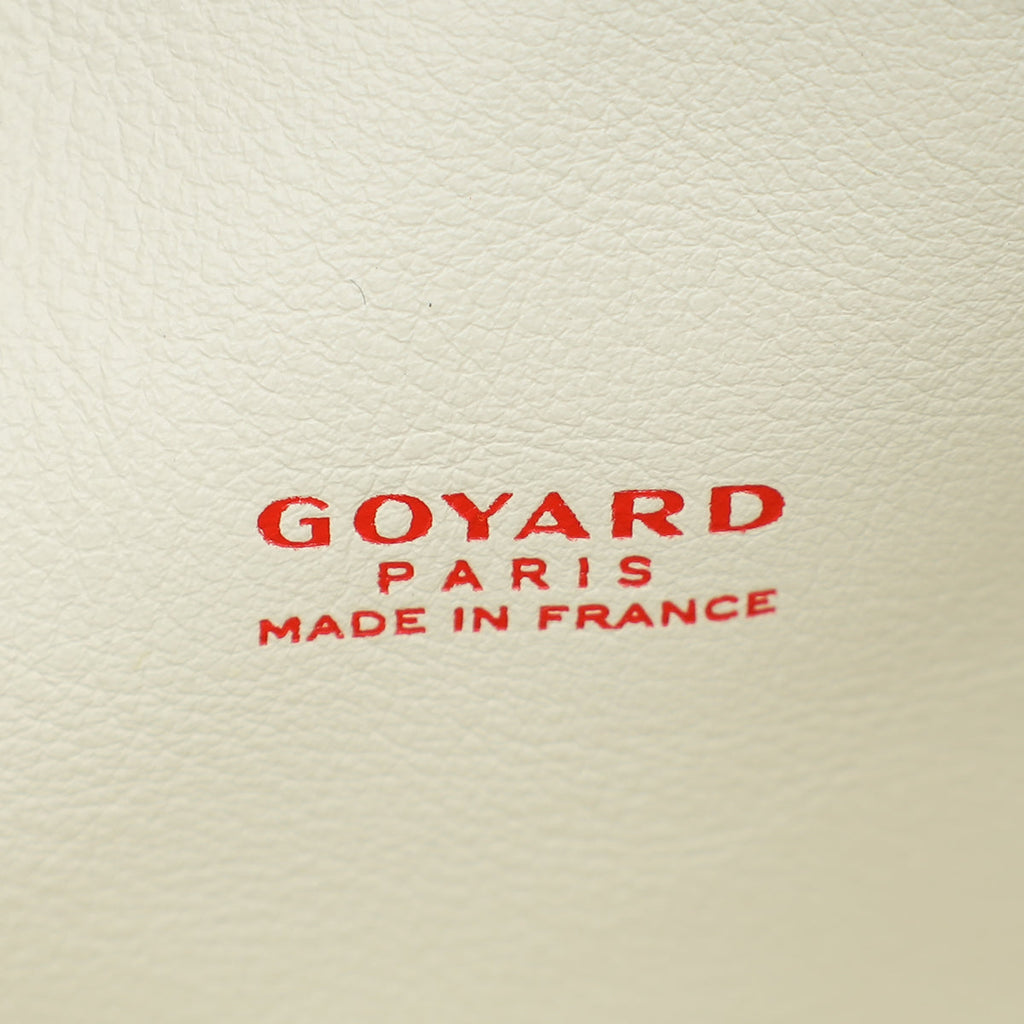 Goyard White Goyardine Mini Anjou Reversible Bag
