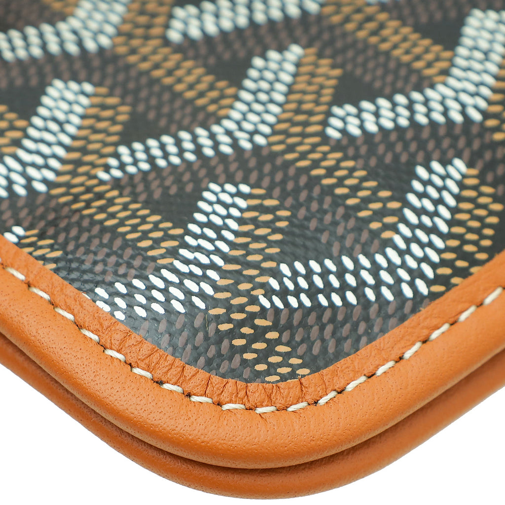 Goyard Bicolor Goyardine Plumet Wallet Clutch