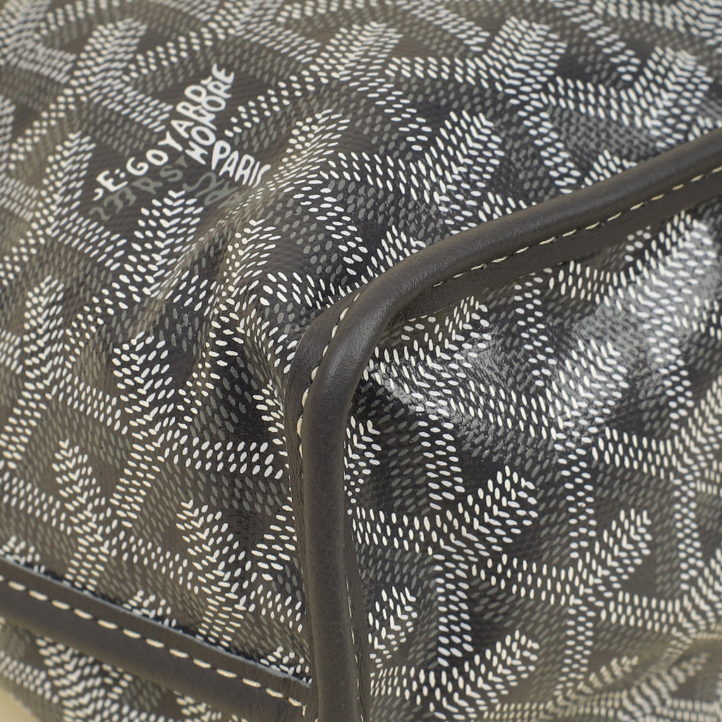 Goyard Gray Goyardine Reversible Anjou Mini Bag