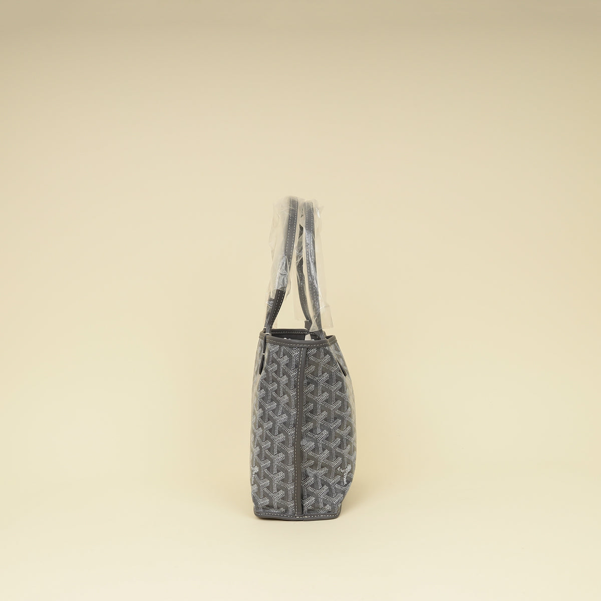 Goyard Gray Goyardine Reversible Anjou Mini Bag
