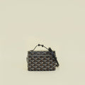 Goyard Black Goyardine Muse Mini Vanity Bag
