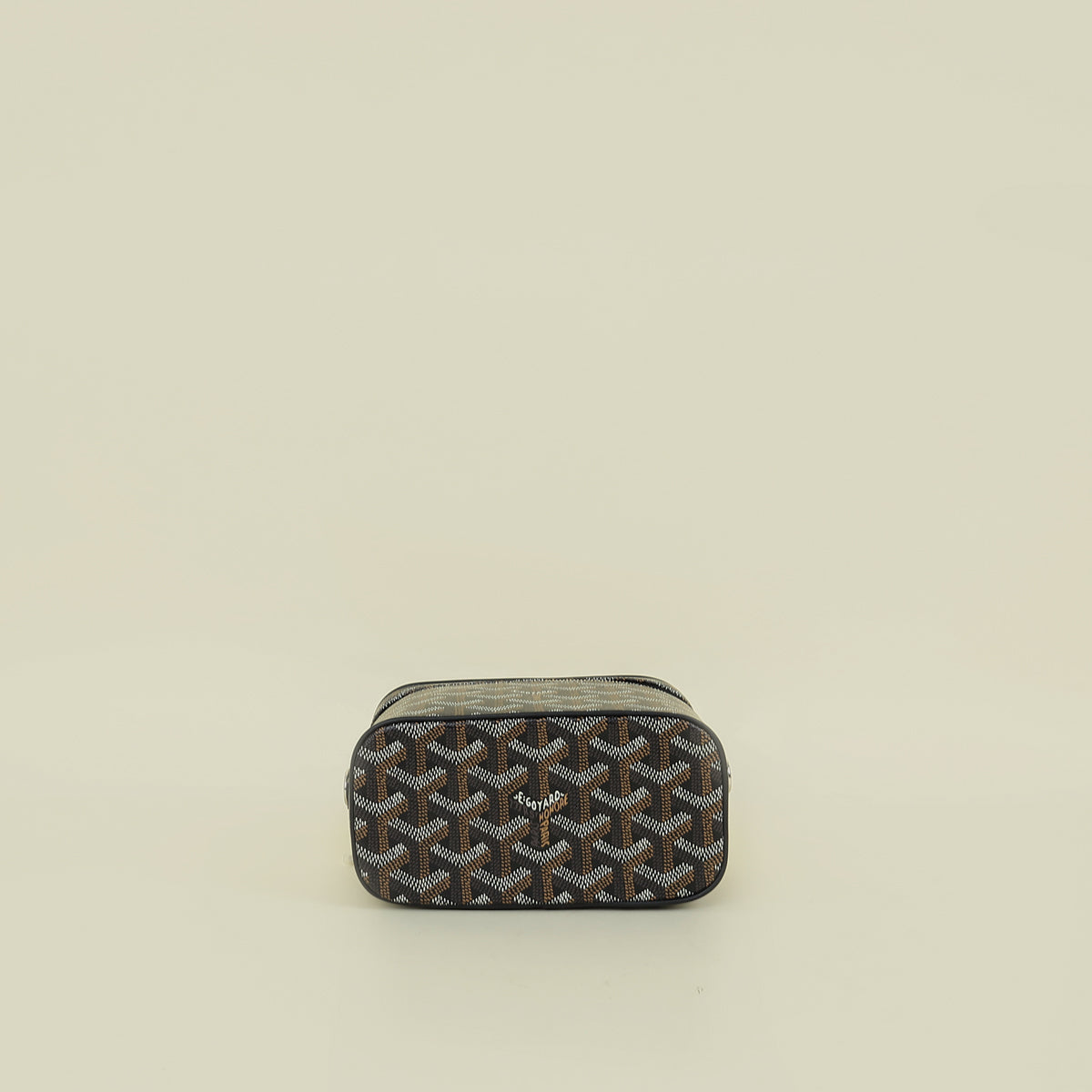 Goyard Black Goyardine Muse Mini Vanity Bag