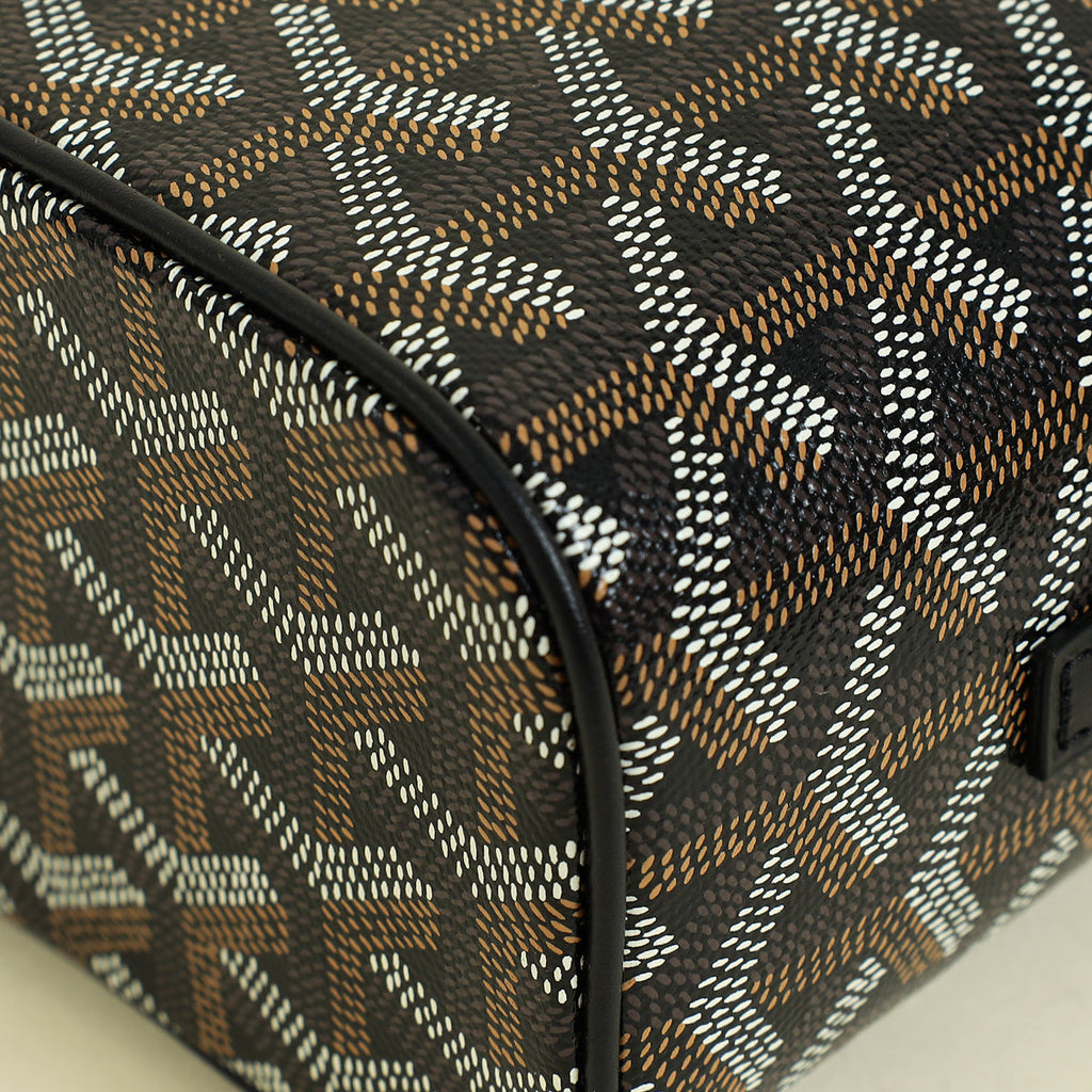 Goyard Black Goyardine Muse Mini Vanity Bag