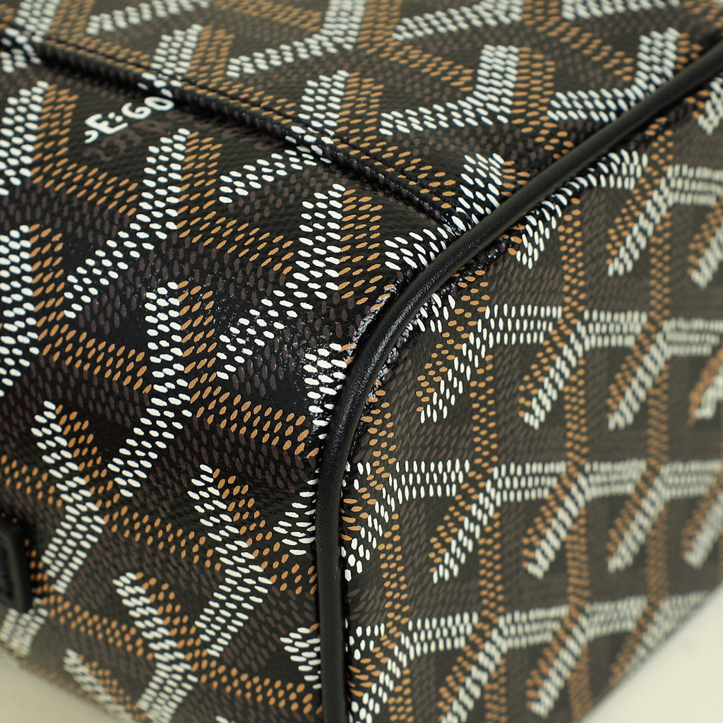 Goyard Black Goyardine Muse Mini Vanity Bag