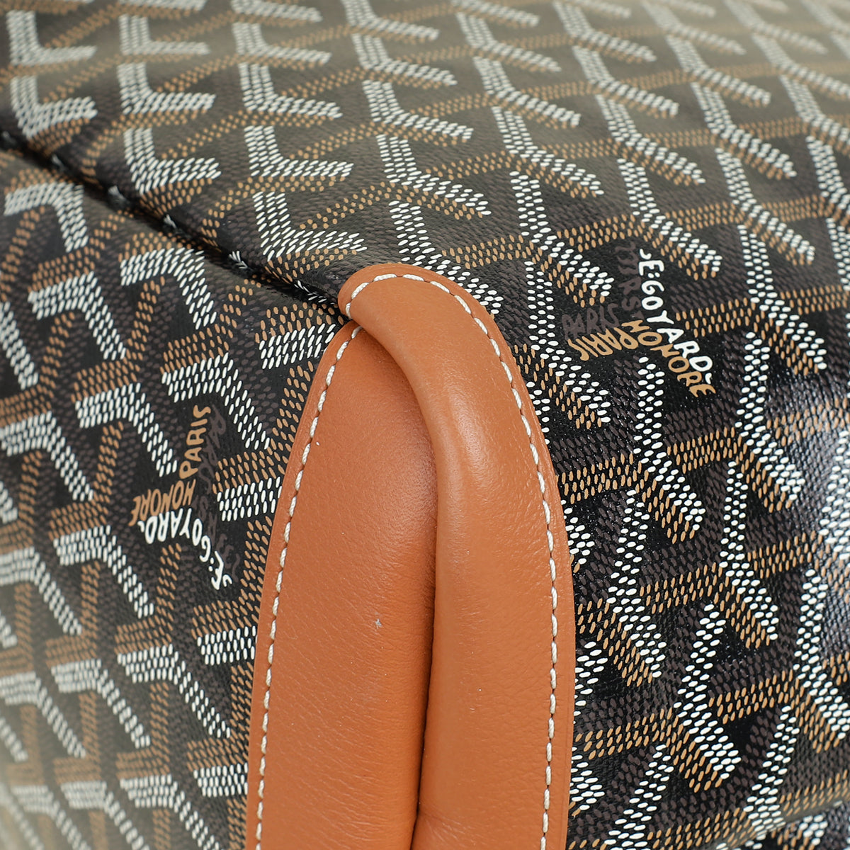 Goyard Bicolor Goyardine Artois MM Tote Bag