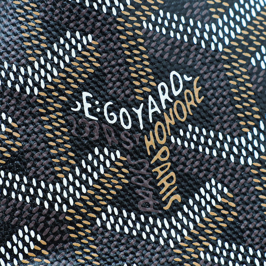 Goyard Black Goyardine Saint Louis PM Bag