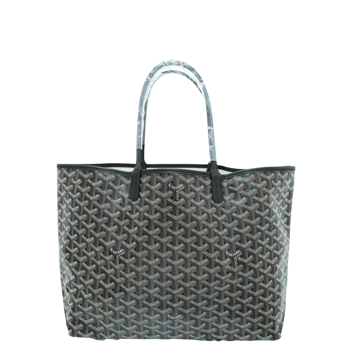 Goyard Black Goyardine Saint Louis PM Bag