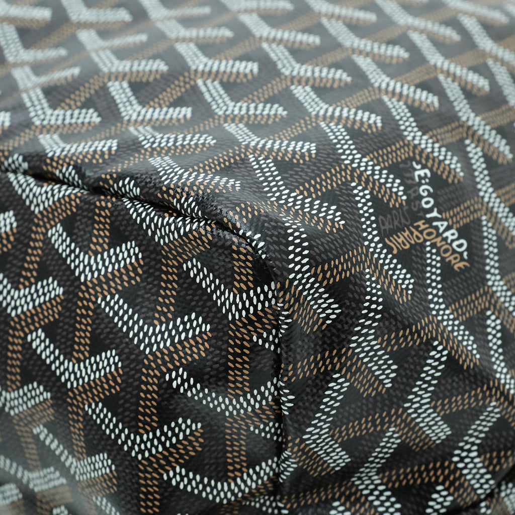 Goyard Black Goyardine Saint Louis PM Bag