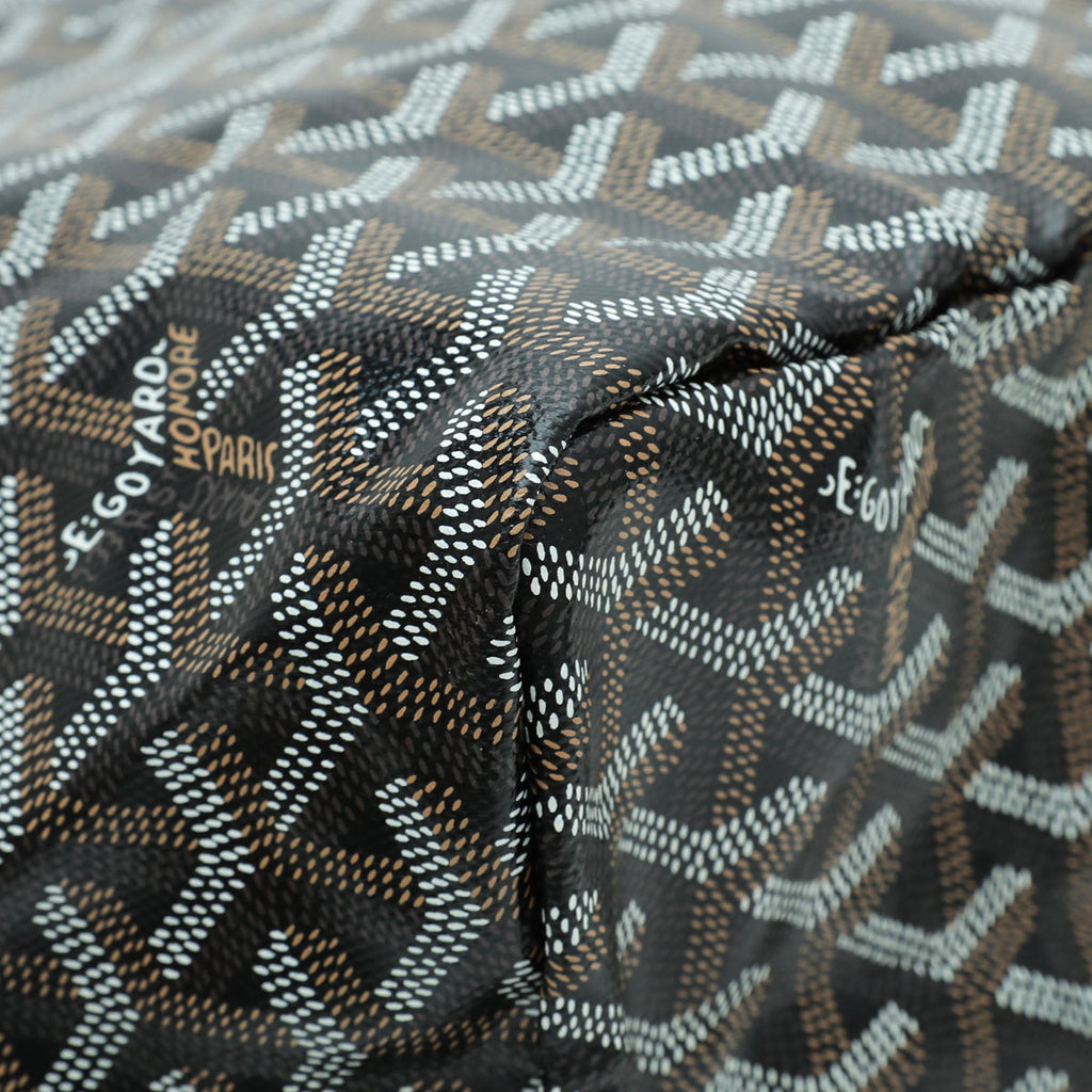 Goyard Black Goyardine Saint Louis PM Bag