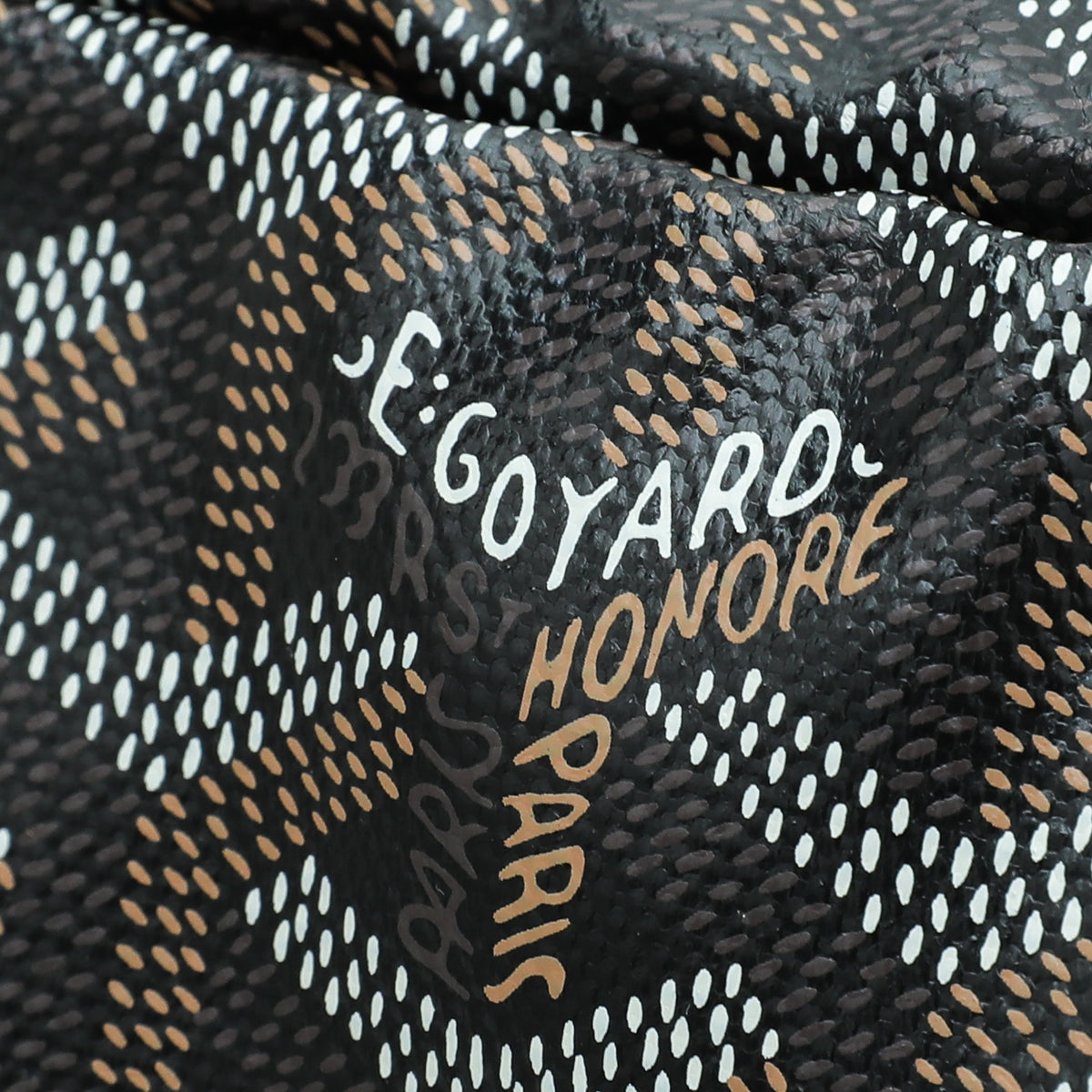 Goyard Black Goyardine Saint Louis PM Bag