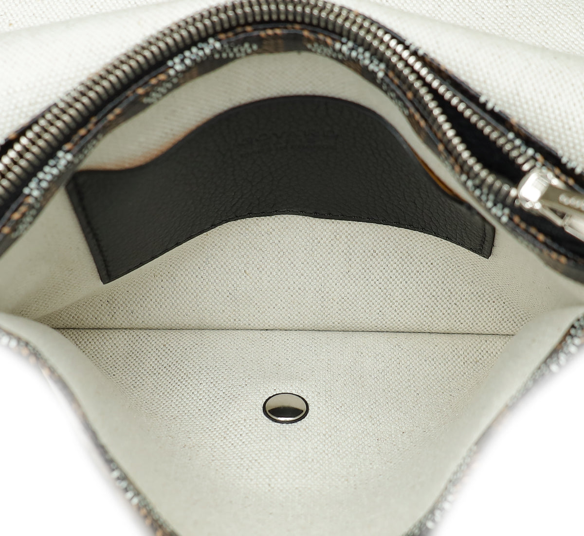 Goyard Black Goyardine Plumet Wallet Clutch Bag