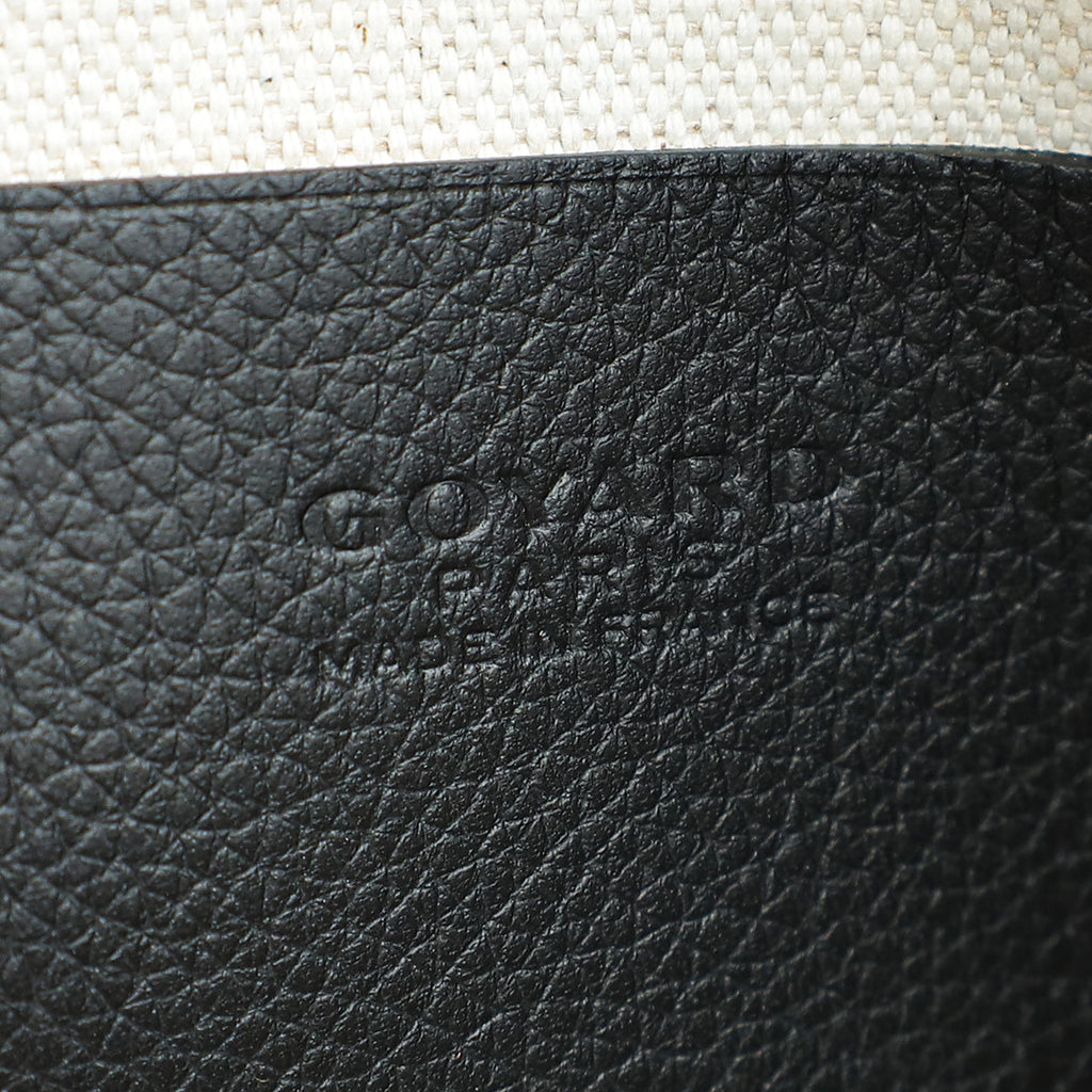 Goyard Black Goyardine Plumet Wallet Clutch Bag