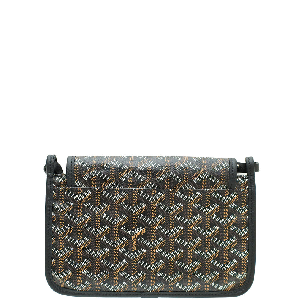 Goyard Black Goyardine Plumet Wallet Clutch Bag